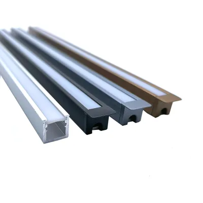 YG-1010-1 Factory Direct Sale 90 Degree Corner Led Aluminum Profile with Diffuser Cover for Strip Light