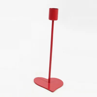 Christmas Supplier Decoration Red Heart Candle Holder
