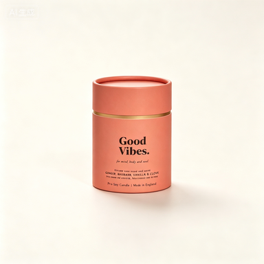 Wholesale Custom Color Paper Cylinder TubeRound Cardboard Packaging Box for Scented Candle Cosmetic Gift Aromatherapy Products