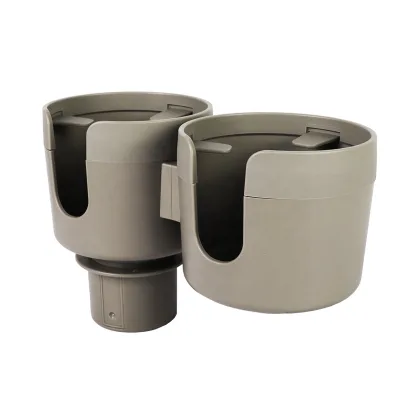 Dual Car Cup Holders Expander Adapter Adjustable Base Automotive Multi Cupholders Compatible for Most Vehicles