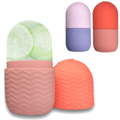 Ice Face Roller Treat Acne Body Massage Face Neck Body Silicone Facial Roller Home Use