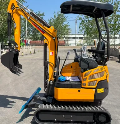 XINIU XN18 Mini Digger with Swing Boom/Retractable Tracks 1.8t Narrow Access Excavator