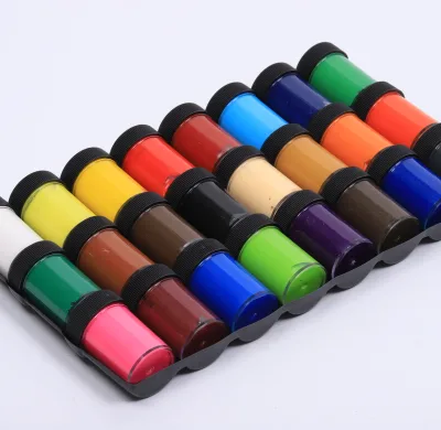 Custom 24 Colors Watercolor Aquarelle Color Paint Set with Brush for School