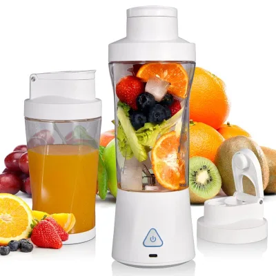 Sports Blender Portable Bottle Fruit Juicer USB Type-C Rechargeable Personal Portable Smoothie Blender