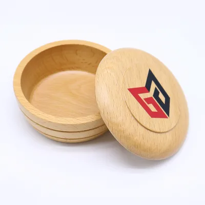 Factory Salon Barber Shaving Mug Bowl Men's Hair Beard Shave Soap Cup Shaving Brush Soap Bowl Wood Shaving Bowl with Lid