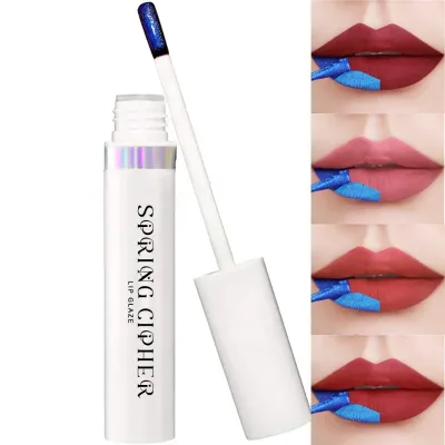 Water Lip Stain Gloss 6-color Vegan Non-Transfer Stain Lipstick Hydrating Moisturizing Wholesale Vitamin E Herbal Glossy