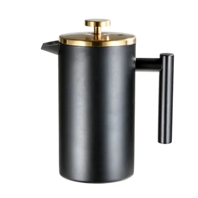 High Quality French Press Coffee Maker, Double Walled Insulated Coffee Presser and Tea Pot