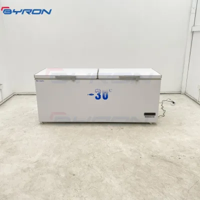 Commercial Use Ultra-Low Temperature Freezer Adjustable for Laboratory/Storage -30℃ to -80℃ Mechanical Temperature Control
