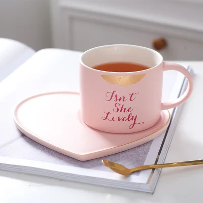 Nordic Brief Style Afternoon Tea Cup Sets Ceramics Coffee Cup &saucer