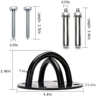 Rust Resistant Heavy Duty Helical Ground Anchor Galvanized Screw Stake Trampoline Tent Gym Indoor Outdoor Fitness Earth Anchor