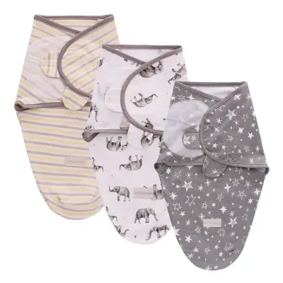 Swaddle Wrap for Baby 100% Cotton Easy Swaddle for Baby/Toddler Plus Size for Sleeping
