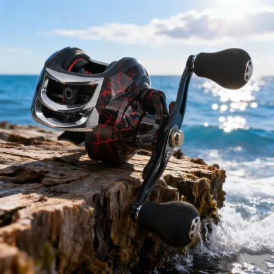 KEKAXI 18+1BB High Speed Metal Spool Long Cast Deep Sea Baitcasting Carp Saltwater Fishing Reels Nylon Stream Lake