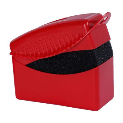 Lidded Tire Sponge Brush - Wax & Polish Applicator for Car Tires/Interior with Storage Case (Non-Scratch Design)