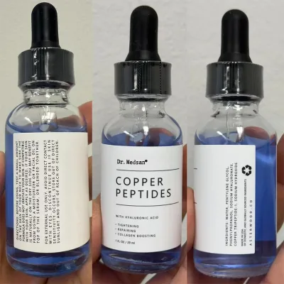 Essence Private Label Facial Ginger Essential Oil for Face and Body Copper Separation Essence Blue Face Serum