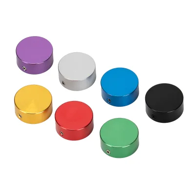 KN-2310 23X10MM Aluminum Metal Pedal Effects Footswitch Topper Colorful Guitar Stringed Instruments Parts Accessories