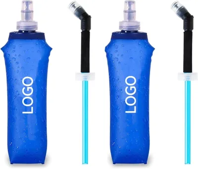 500ml TPU Soft Flask Collapsible Water Bottle for Running Survival Camping Hiking Fishing