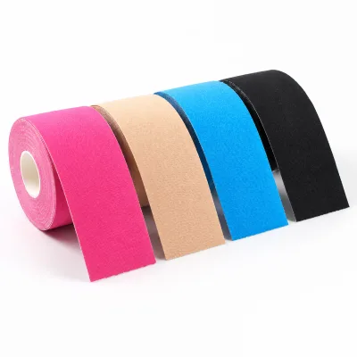Hot Sale Free Samples Waterproof Elsticity Cotton CE Athletic Muscle Sports Kinesiology Tape