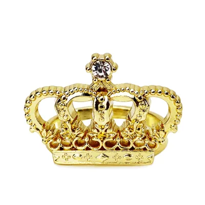 New Crown Napkin Ring Gold Crown Napkin Holder Ring Serviette Ring