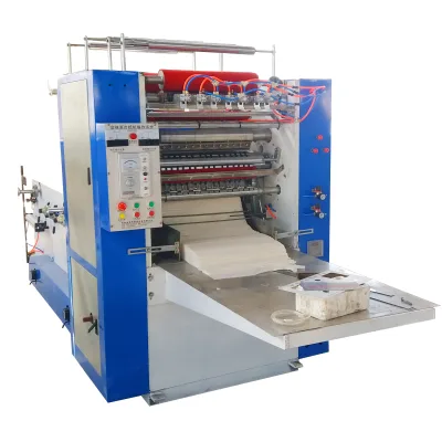 Facial Tissue Machine Wood Pulp Soft Draw Paper Folding Production Line with PLC Smart Control