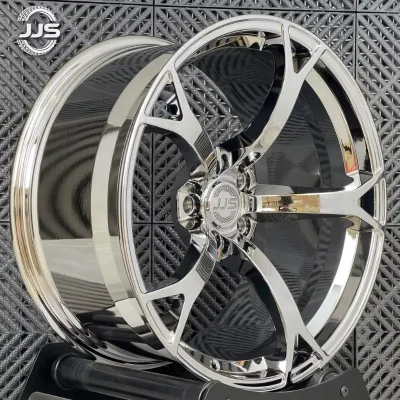 JJSEES Custom Forged Alloy Chrome 17 18 19 20 Inch 5x120 5x114.3 Wheels for Nismo V1 G35 G37 370z Infiniti Q50 G35 Q60 Rims