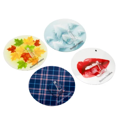 Damage Free Removable Plastic Self Adhesive Wall Hook for Hanging Towel Hook