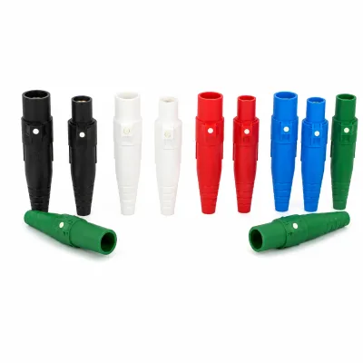 CHENF Connector Single Pole Power Male Plug Female Socket Brass Contact Durable Housing Quick Connect Stage Light
