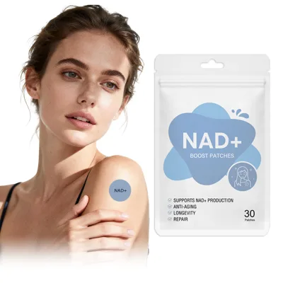Bulk Energy Support Microneedle Transdermal Patch - 30 Patches/Travel Box, Quick-Release Technology, Private Label NAD Patch