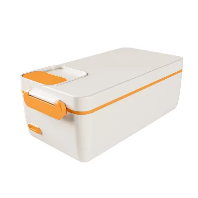 Portable Cross-Border Charging Thermal Lunch Box USB Power Push-Button Control Large Capacity Constant-Temperature Heating for