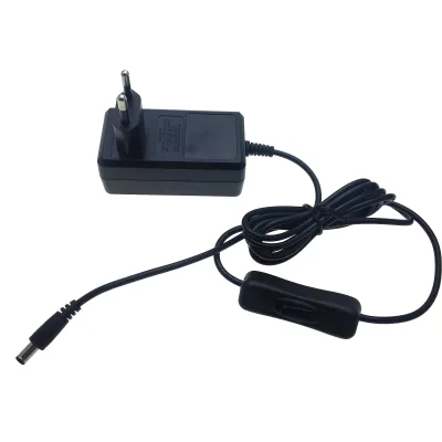 Wall-mounted Type Korea Plug 36w 72w Ac Dc Adapter 12v 3a Transformer Black Color kc Kcc Certified Adaptor with on off Switch