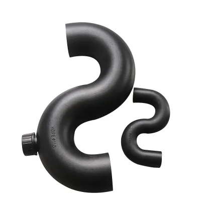 Hot Selling S-Shape Plastic Drainage Water Trap with Mouth Pipe Fitting for Building & Construction for Hotels