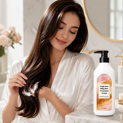 Y Lian Bloom Fragrance Silky Dry Hair Treatment Cream Romantic Scent Repair Damaged Hair Smooth Nourishing Hair  Conditioner