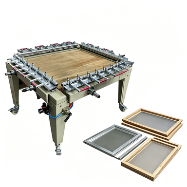 Worm Gear Screen Mesh Stretching Machine Manual Screen Stretcher for Screen Printing Frame Production