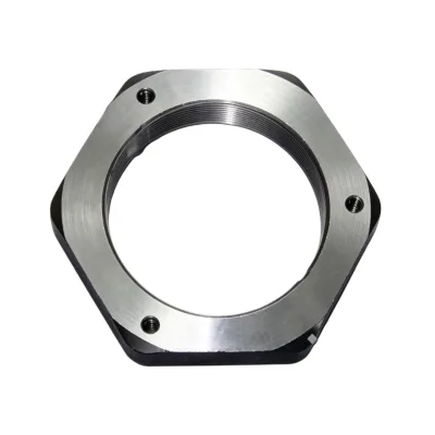 Rear Hub Bearing Lock Nut 9098430622 for Isuzu CXZ EXZ FVR34 6HK1 6WF1 10PE1 Truck M88x2 S115 H27 Yellow Hexagon Nut