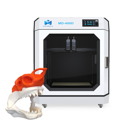 Mingda 3d Hot Selling MD-400D IDEX Print 400*400*400mm 3D Big 3d Printer