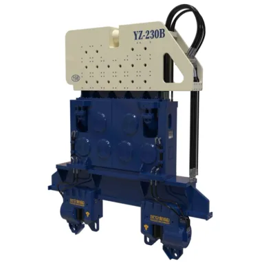 YZ230B Hydraulic Vibratory Pile Hammer for Pile Driving and Extraction Foundation Construction