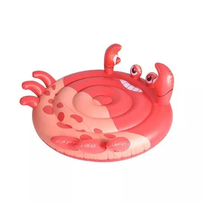Summer Pool Cartoon Float Chair Inflatable Crab Animal PVC Toy for Water Play