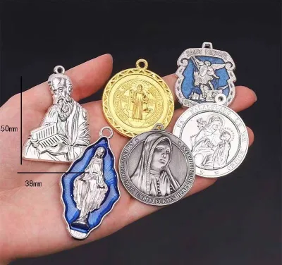 Support Custom Big Size Catholic Religious Pendant