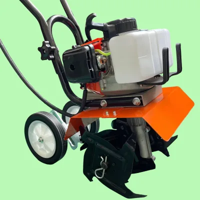 Two-Wheel Mini Hand Tractor Small Garden and Farm Walking Cultivator