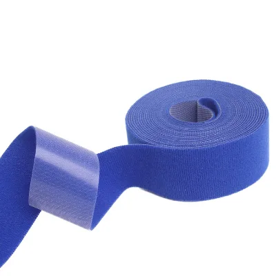 Data Cable Binding Nylon and Mix Polyester Back to Back Self Adhesive Double Side Hook and Loop Tape