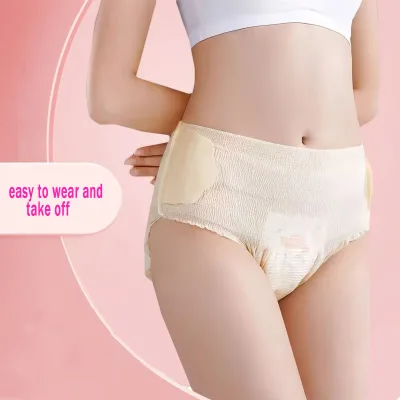Disposable Period Panties with Rael Organic Cotton Cover Women Period Pantie Color Packing