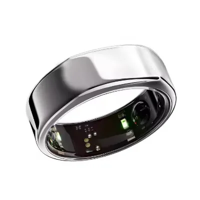 2025 New Trending Men's Smart Ring R09 Waterproof Thin Fitness Tracker 5ATM OEM ODM Gesture Smart Health Ring Steel for Fitness