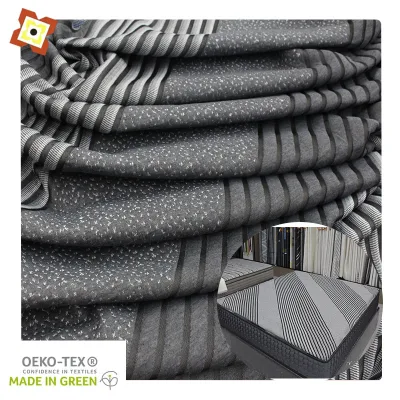Polymer Air Layer Knitted Mattress Fabric Cool Feeling Bamboo Ximengsi Ice Silk Fabric Mattress Jacquard Fabric