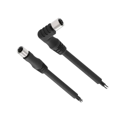 Factory Production And Processing M5 Small Mini Circular Connectors Operating Current 1A Butt Connector