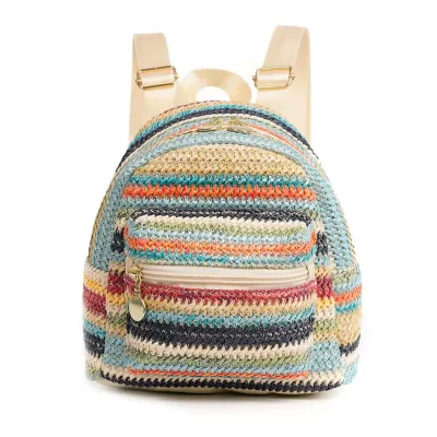 ZPB2737 Spring Fashion Trendy Japan Style PVC Zipper Closure Unisex Backpack