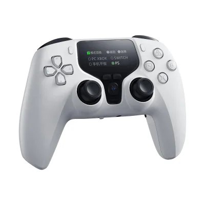 Programmable Multi-Platform Controller 775 - Hall Effect Joystick/Trigger, Built-in Display & Turbo Function for PC/Switch/PS3