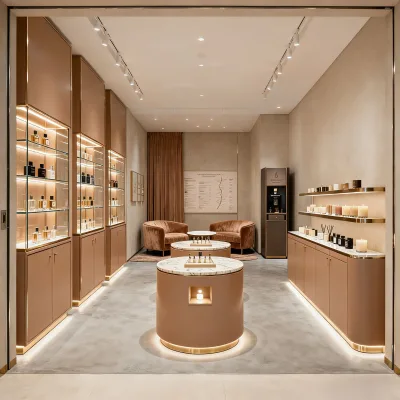 Logo Modern Perfume Cabinet With Led Display Perfume Cabinet Display With Lock