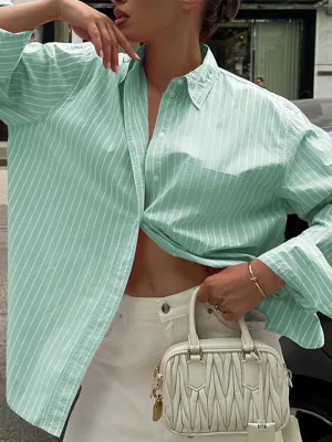 Autumn Winter Women's Long Sleeve Tops Hot Selling Printed Blouses Female Temperament Shirt for Fashion-Conscious Women