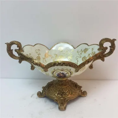 European Style Creative Resin and Resin Plate Hotel/ Club and Home Decoration Fruit Plate