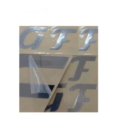 Custom 2D Metal Sticker Label Printing Waterpoof Strong Sticky Metallic Brand Logo Stickers for Glasses Frame Computor Packages
