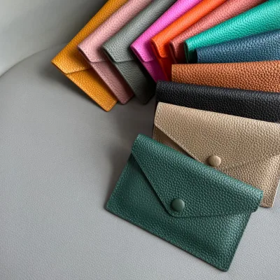 High-grade Ultra-thin INS Wind Mini Card Bag Purse One Small Niche Simple Identity Documents Small Money Clip